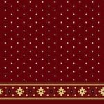 Confetti Sardunya Saflı Cami Halısı Bordo