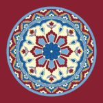 Confetti Lale Göbekli Cami Halısı Kırmızı