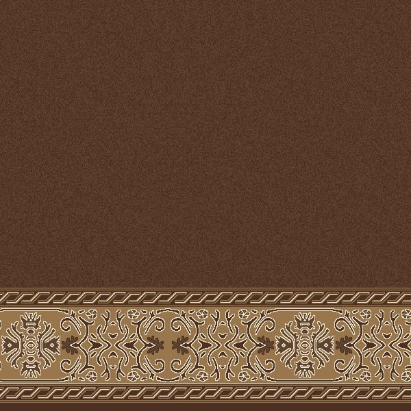 Confetti Menekşe Saflı Cami Halısı Kahverengi