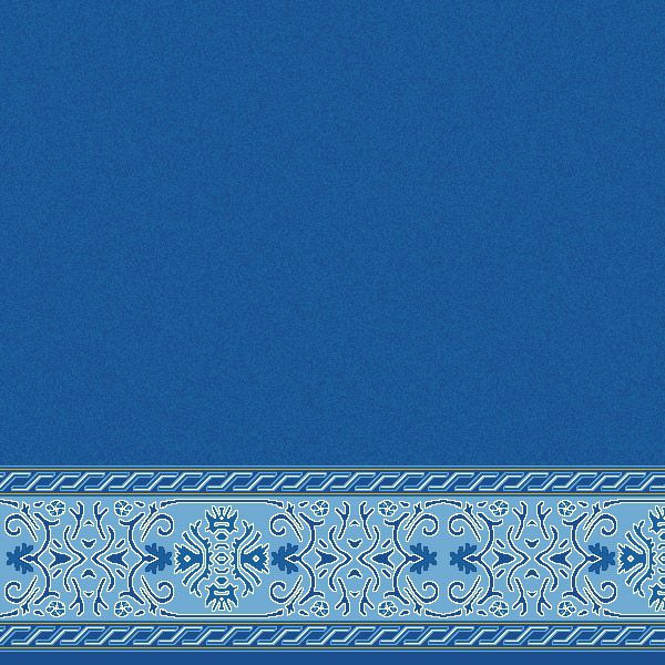 Confetti Menekşe Saflı Cami Halısı Mavi